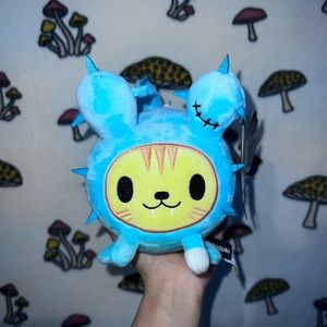 TOKIDOKI - Teal Cat Cactus Plush